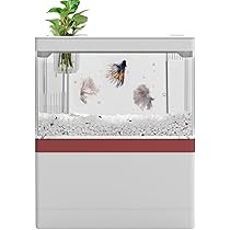 Amazon | Breaklock 透明アクリル製金魚水槽セット！LED ライト